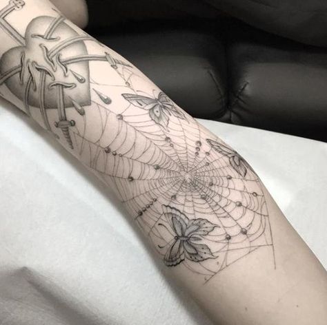 Cobweb Tattoo, London Tattoo, Love Tattoos, Geometric Tattoo, Tatting, Singing, London, Tattoos, On Instagram