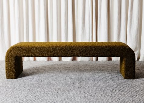 Sitting Bench, Contemporary Bench, Living Bedroom, Detail Design, Haruki Murakami, Bed Bench, Upholstered Bench, Interior Projects, Occasional Chairs