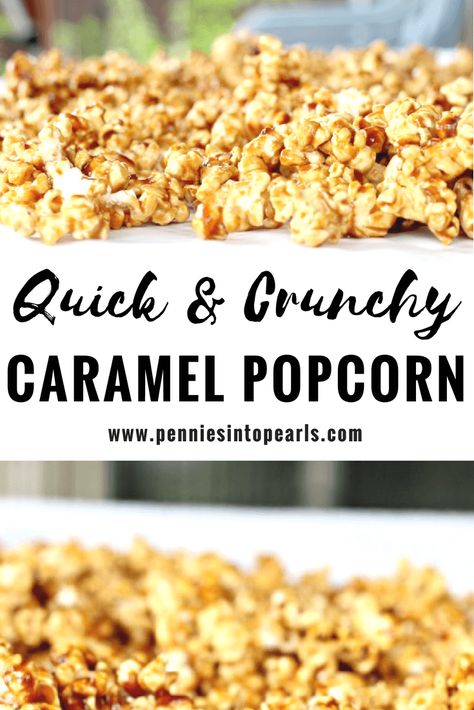 This caramel popcorn recipe was so yummy! You have to try this quick and crunchy homemade caramel popcorn! It's so easy to make and tastes amazing! Carmel Popcorn Recipe, Microwave Caramel Popcorn, Caramel Popcorn Recipe Easy, Easy Caramel Popcorn, Popcorn Microwave, Caramel Corn Easy, Carmel Popcorn, Easy Homemade Caramel, Homemade Caramel Popcorn