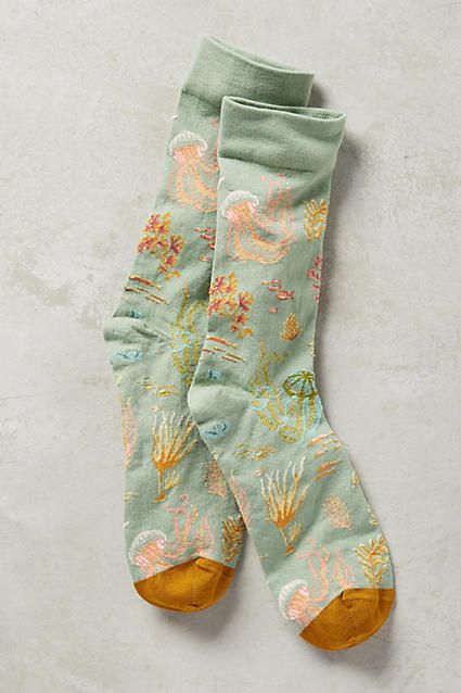 Jelly Socks - anthropologie.com Shabby Dress, Estilo Hippy, Cooler Look, Team 7, Cute Socks, Mode Inspo, Socks And Tights, Cool Socks, Looks Style