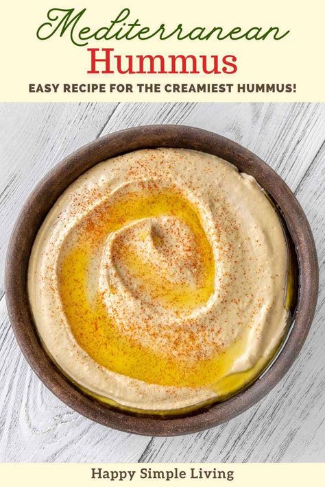 Mediterranean Diet Hummus Recipe, Mediterranean Hummus Dip, Hummus Recipe Homemade Easy No Tahini, Aip Hummus, Humas Recipe Easy, Humas Recipe, Hummus Recipe No Tahini, Italian Hummus, Homemade Hummus Recipe Without Tahini