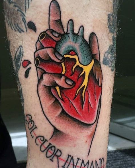 61 Traditional Hand Tattoo Designs for Men [2023 Guide] Heart In Hand Tattoo, Holding Heart Tattoo, Hand Holding Heart, Traditional Hand Tattoo, Hands Holding Heart, Heart In Hand, Tiny Heart Tattoos, Holding Heart, Tattoo Heart