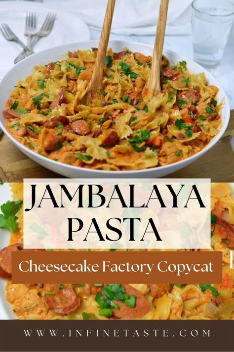 Cajun Chicken And Sausage Pasta, Chicken Cajun, Easy Jambalaya, Cajun Pasta Recipes, Homemade Jambalaya, Louisiana Chicken Pasta, Spicy Chicken Pasta, Jambalaya Pasta, Jambalaya Recipe Easy