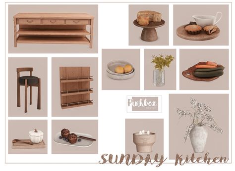 Sunday kitchen | Patreon Sims Cc Kitchen, Decor Sims 4 Cc, Sims 4 Mods Patreon, Pinkbox Anye, Cc Patreon, French Family, Spanish Home, Sims 4 Cc Folder, Cc Folder