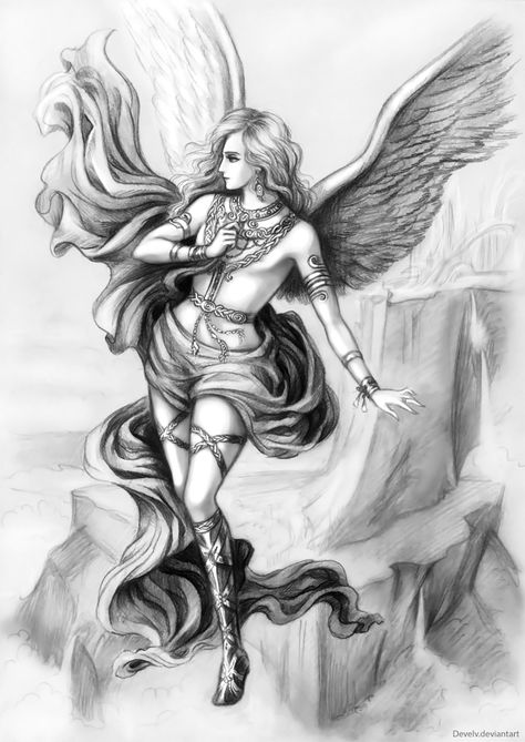 Develv Deviantart, Loki God, Norse Jewelry, Norse Mythology, Fallen Angel, Loki, Visual Art, Female Sketch, Photoshop