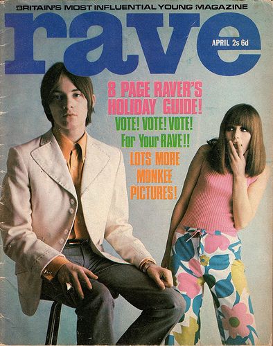 Rave music magazine (UK), April 1966 Rave Magazine, 60s Magazine, Steve Marriott, 1960s Music, Marianne Faithfull, Young Magazine, People Images, Carnaby Street, 60s Music