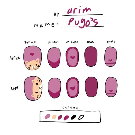 Hamster Nails, Fake Nails Designs, Cute Nails For Fall, Self Care Bullet Journal, Pretty Gel Nails, Nails Art, Diy Nails, Fake Nails, Cute Nails