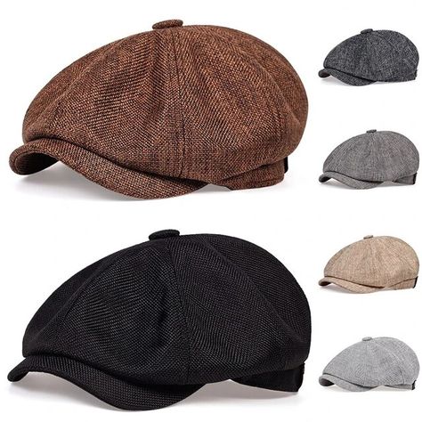 Men Casual Newsboy Hat Spring Autumn Retro Beret Hats Wild Casual Hats Unisex Wild Octagonal Cap for Men Street Caps Gorras - AliExpress Beret Hats, Cabbie Hat, Painter Hat, Newsboy Hat, Beige Light, Cap For Men, News Boy Hat, Newsies, Grey Beige