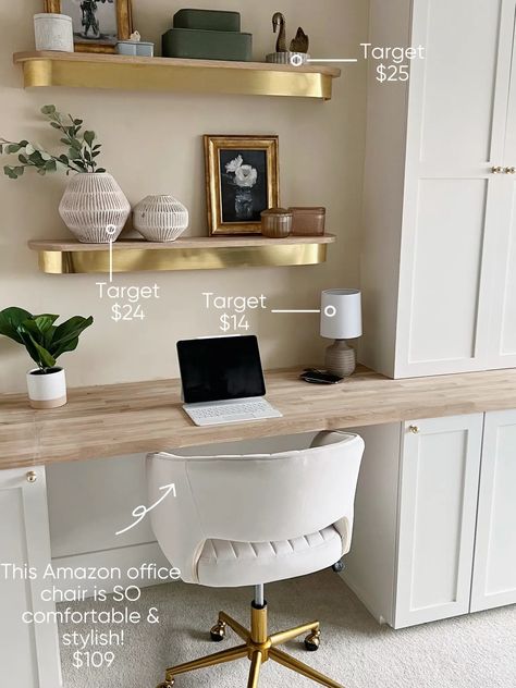 DIY Ikea Office Built Ins ✨ | Lauren Burkeが投稿したフォトブッ�ク | Lemon8 Ikea Nightstands, Ikea Study, Diy Built In Desk, Lauren Burke, Billy Hack, October First, Built In Desk And Shelves, Ikea Home Office, Home Office Built Ins