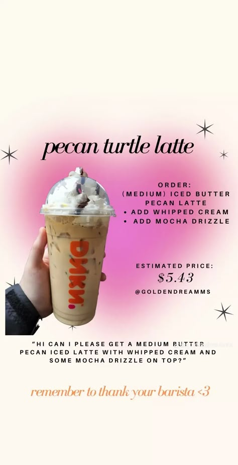 Dunkin Iced Latte Order, Scooters Coffee Drinks Recipe, Dunkin Recipes, Dunkin Donuts Iced Coffee Recipe, Dunkin Donuts Drinks, Dunkin Orders, Dunkin Donuts Recipe, Best Dunkin Donuts Drinks, Dunkin Donuts Coffee Drinks