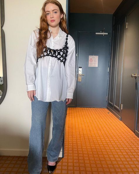 Press Junket, Famous Outfits, Ginger Girls, Sadie Sink, Interview Outfit, Style Crush, Celebrity Look, Celebrity Outfits, Fall Winter Outfits