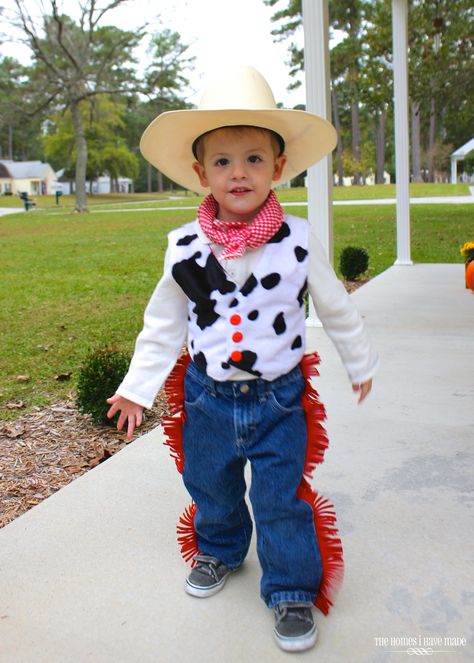 The Homes I Have Made: Toddler Cowboy Costume Girls Cowboy Costume, Toddler Cowboy Costume, Diy Cowboy Costume, Toddler Cowboy Hat, Cowboy Baby Clothes, Sheriff Costume, Cowboy Halloween Costume, Nascar Costume, Cowboy Costume