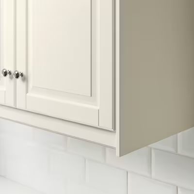 Sophisticated White Kitchen Cabinets – BODBYN Series - IKEA Bodbyn Kitchen, Ikea Deco, Ikea Bodbyn, White Kitchen Lighting, Ikea Kitchen Planner, Hidden Lighting, Dirty White, Keep Clean, Kitchen Planner