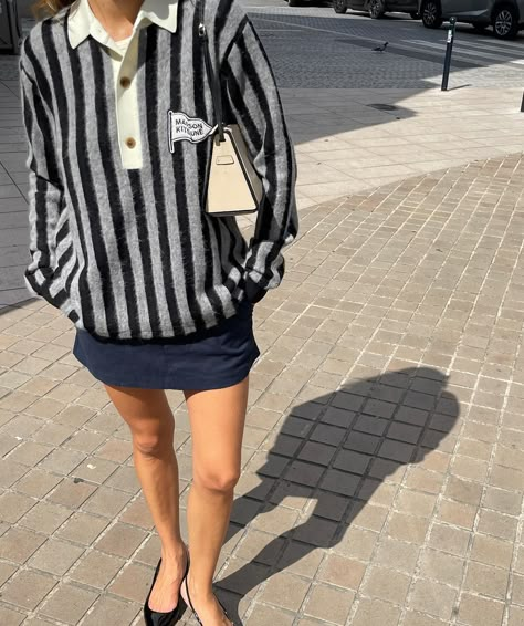 Polo Shirt Outfits, Polo Outfit, Stripe Outfits, 2024 Trends, Mode Inspo, 가을 패션, Mode Vintage, Look Chic, Look Cool