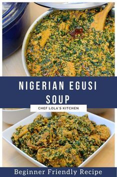 Nigerian Eba Recipe, Healthy African Recipes, African Meals Dinners, Easy Nigerian Food Recipes, Fufu Soup Recipe, Egusi Recipe, Egusi Soup Nigerian Food, African Fufu, Nigerian Soups