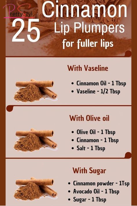 Cinnamon Lip Plumper, Lip Plumpers, Fuller Lips, Lip Care Routine, Cinnamon Oil, Cinnamon Powder, Cayenne Pepper, Lip Plumper, Diy Bath Products