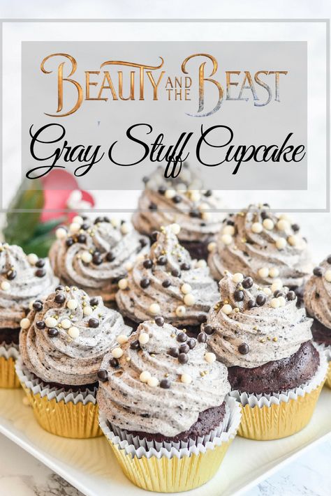 Cupcakes With Frosting, Gray Stuff, Cupcake Rose, Disney Inspired Food, Disney Desserts, Grey Stuff, Disney Recipes, Salty Cake, Savory Cakes