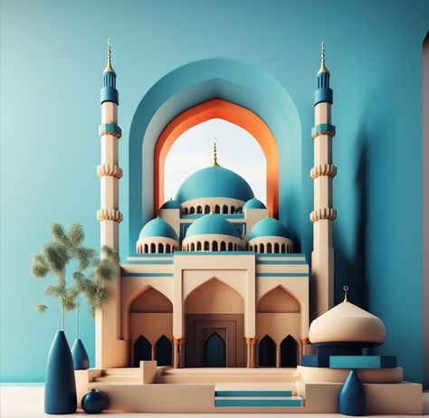 Behance 上的 3d mosque Astana Grand Mosque, 3d Mosque, Grand Mosque, Abu Dhabi, 3d Art, Architecture, Quick Saves, Art