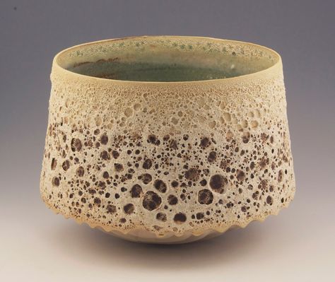 'lava' Glaze: Silicon Carbide Vs Barium Sulfate  By mousey, June 17, 2016 in Clay and Glaze Chemistry White Glaze Recipe, Ceramic Arts Daily, Rustic Tableware, Ceramic Glaze Recipes, Silicon Carbide, Ceramic Glaze, Ceramic Candle Holders, Glaze Ceramics, Glaze Recipe