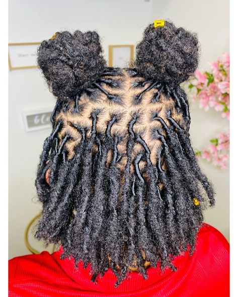 Loc Space Buns, Comb Coils, Space Buns, Loc Styles, 8 Months, Black Excellence, Coils, Black Women Hairstyles, Locs