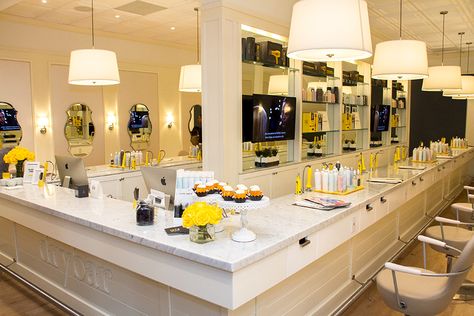 Drybar South Tampa Open For Blowout Business | BRIANA ANDERSON Drybar Salon, Drybar Blowouts, Dry Bar Blowout, Best Chick Flicks, Messy Beach Waves, Large Curls, Dry Bar, Chick Flicks, Salon Design