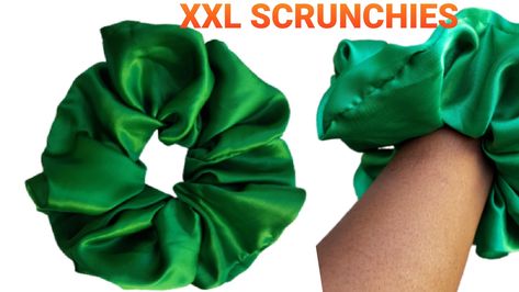 Scrunchies Diy Measurements, Sewing Scrunchies, Xxl Scrunchies, Oversized Scrunchie, Scrunchies Diy, Hello Lovely, Scrunchie Hairstyles, Sewing Hacks, Thank You So Much