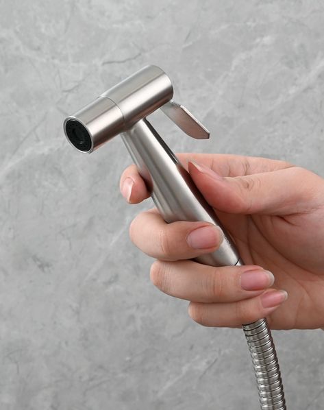 Tecmolog Handheld Toilet Bidet Sprayer for Toilet,Stainless Steel Brushed Nickel Cloth Diaper for Baby Wash #Bidet #Toilet #Wash https://www.sanitarya.com/products/ws024 Toilet Bidet, Bidet Sprayer, Bidet Toilet, Cloth Diapers, Brushed Nickel, Stainless Steel, Quick Saves, Cloth Nappies