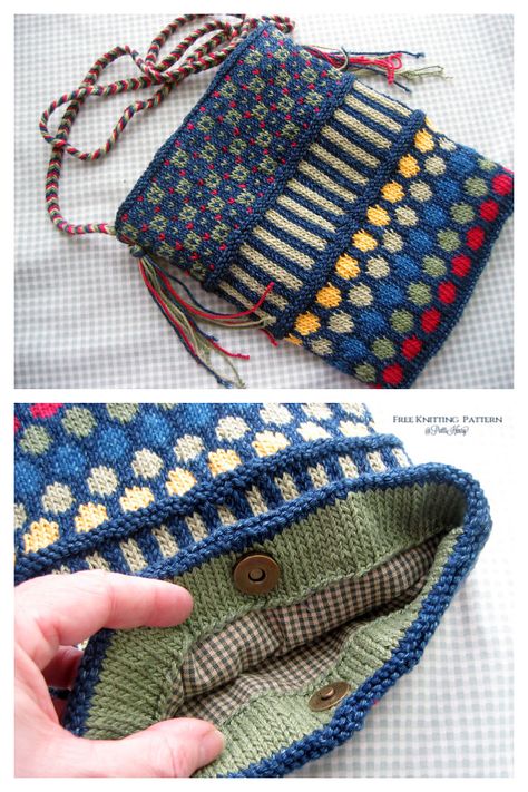 Free Knit Shawl Patterns, Boys Knitting Patterns Free, Knitting Bag Pattern, Colorwork Knitting, Knit Shawl, Knitting Bags, Shawl Knitting Patterns, Shawl Patterns, Purse Patterns