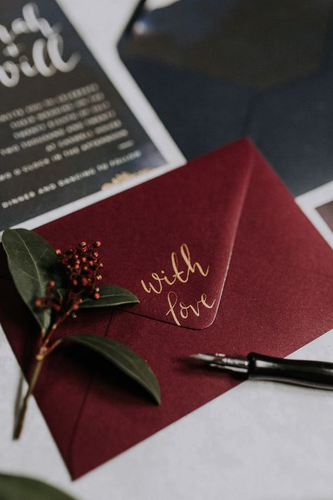 Elegant Christmas Wedding Invitations, Jewel Tone Velvet, Moody Jewel Tone, Navy Invitation, Rustic Wedding Decorations, Velvet Wedding, Calligraphy Stationery, Ethereal Dress, Jewel Tone Wedding