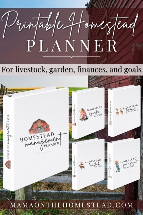 Homestead Management, Homestead Calendar, Homestead Binder, The Kneady Homesteader, Homesteading Planner, Homestead Planner, Free Homestead Planner, Annual Homestead Schedule, Farm Record Keeping Free Printable