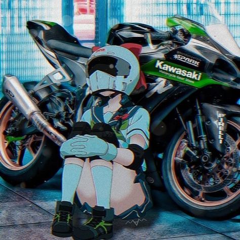 Anime Motorcycle, Image Moto, Motorcycle Photography, Jdm Wallpaper, 8bit Art, Pretty Bike, Biker Love, Biker Art, Motorcycle Art