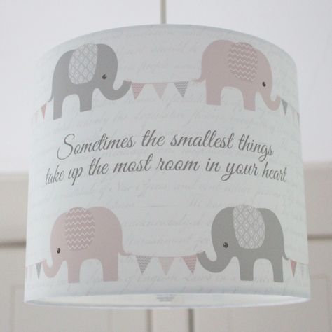 Sometimes, the smallest things take up the most room in your heart ❤️ This baby pink and grey elephant nursery lampshade would make a lovely addition to any baby girl's nursery room. Other colours / styles also available. #nursery #nurserydecor #nurseryinspo #nurseryideas #nurserydesign #nurseryroom #nurseryart #nurseryinspiration #nurserywallart #babybedroom #nurserylampshade #nurserystyle #nurseryinterior #babiesnursery #babynursery #babynurserydecor #babynurseryideas #littlelampshade_uk... Nursery Lampshade, Elephant Nursery Girl, Grey Elephant Nursery, Elephant Themed Nursery, Baby Girl Nursery Ideas, Girl Nursery Ideas, Nursery Style, Nursery Lamp, Girl Nursery Room