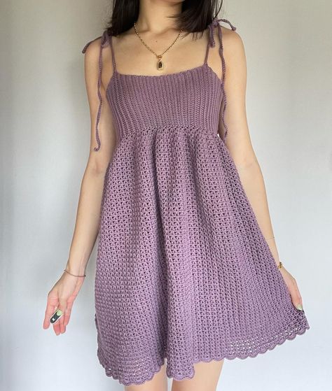 Dress For My Birthday, Summer Crochet Dress, Make A Dress, Crochet Top Outfit, Crochet Summer Dresses, Crochet Fairy, Crochet T Shirts, Stitch Clothes, Bollywood Outfits