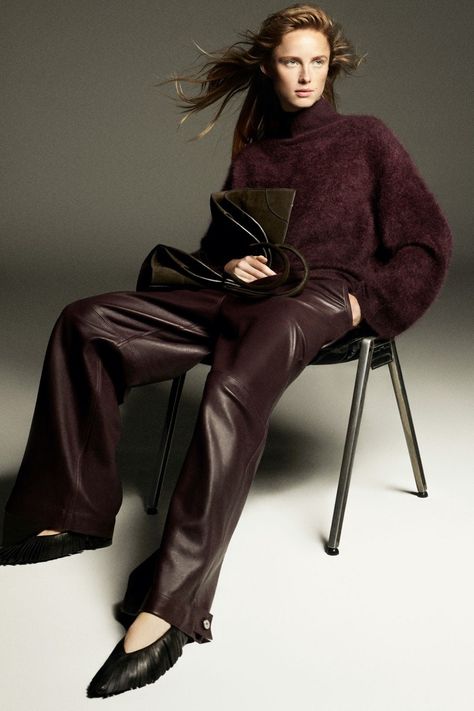 COS Reimagines Wardrobe Staples for Fall 2024 Campaign Cos Fashion, Christopher Abbott, Belted Cape, Utility Trousers, Turtleneck Jumper, Turtle Neck Jumper, Vogue Germany, Power Dressing, Denim T Shirt