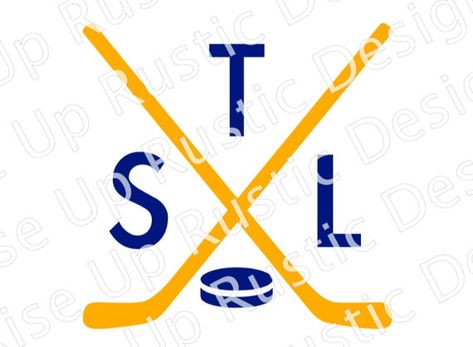 Stl Blues, Blues Hockey, Kc Football, Kansas City Chiefs Football, Stl Cardinals, Chiefs Football, Hockey Sticks, Theme Days, St Louis Blues