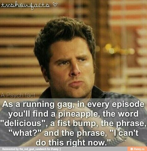 Psych - the things you notice Psych Party, Psych Tv Show, Psych Memes, Corbin Bernsen, Psych Quotes, Timothy Omundson, James Roday, Psych Tv, Shawn Spencer