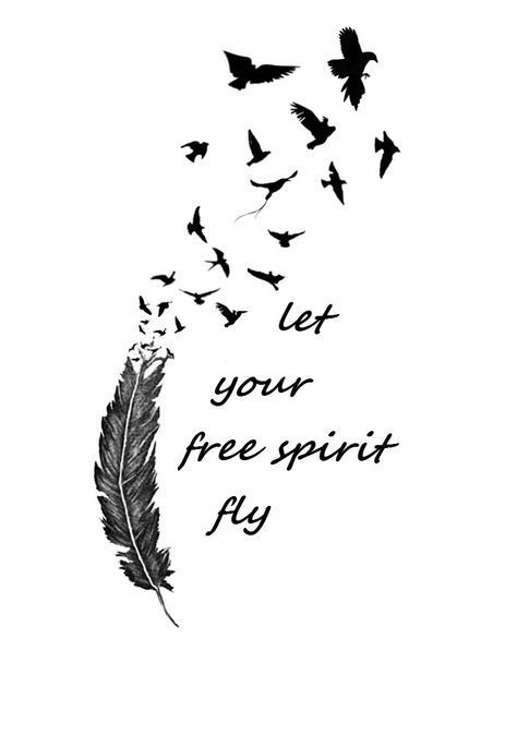 let your free spirit lies vandenheede https://www.facebook.com/pages/Good-Vibes/132257616887146 Let Your Soul And Spirit Fly Into The Mystic Tattoo, Tattoo For Free Spirit, Free Spirit Tattoo Symbol, Free Spirit Drawing, Free Spirit Symbol, Free Spirit Tattoo Ideas, Rock Sketch, Free Spirit Tattoo, Freedom Tattoos