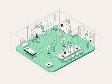 Inside Illustration, Process Illustration, Team Profile, Template Portfolio, Data Visualization Design, Technical Illustration, Isometric Art, Concept Diagram, Presentation Layout