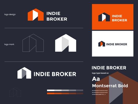 Broker Logo, Logo Proposal, Brand Colors Inspiration, Lightning Bolt Tattoo, Bolt Tattoo, Property Branding, Colors Inspiration, Logo Presentation, Proposal Design