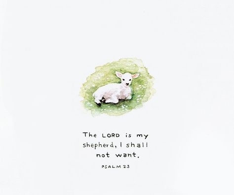 Lamb Bible Verse, Small Bible Verses, Bible Verse Illustration, Watercolor Scripture Art, Bible Verse Watercolor, Christian Watercolor, Bible Verse Painting, Ayat Alkitab, Bible Notes