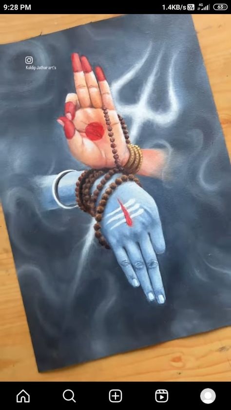 Adiyogi Shiva Rangoli, Shiv Ji Small Canvas Painting, Easy Painting Of God, Adiyogi Rangoli, Easy Color Drawings Ideas, Rangoli Of God, God Canvas Painting Ideas, Small Oil Pastel Drawings, God Abstract Painting