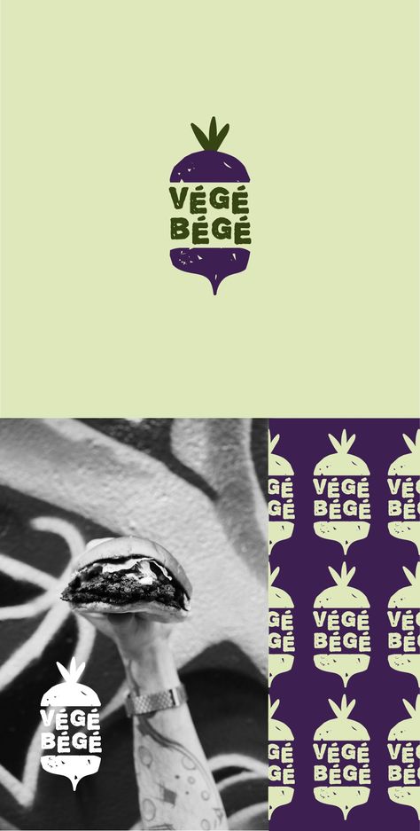 Logo for Végébégé – Veggie burgers | 99designs Burger Logo, Uk Logo, Grill Logo, Smash Burgers, Food Branding, Veggie Burgers, New Logo Design, Smash Burger, Identity Design Logo