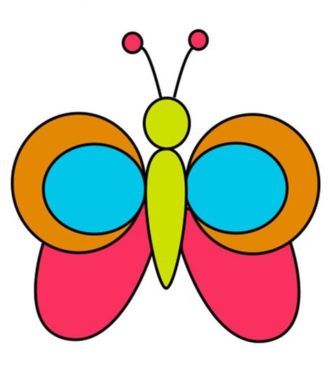 Butterflies grab the attention of kids easily, why not teach them how to draw a butterfly? MomJunction brings a simple step-by-step butterfly drawing for kids to learn. Butterfly Drawing For Kids, Butterfly Drawing Images, Colorful Butterfly Drawing, Butterfly Drawing Outline, Draw A Butterfly, Easy Butterfly Drawing, Hand Art Kids, Simple Butterfly, Butterfly Collection