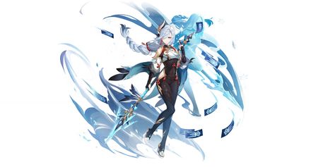 Splash Art, White Hair, Constellations, Genshin Impact, Concept Art, Video Games, Art Gallery, Character Design, Humanoid Sketch