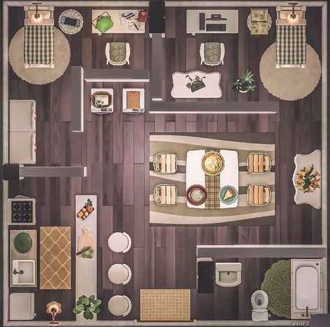 Acnh Happy Home Paradise Roommate Ideas, Acnh Etoile House, Acnh Room Layout, Animal Crossing Home Layout Ideas, Acnh Hhp Layout, Acnh Roomates, Acnh Happy Home Paradise Roommates, Happy Home Paradise Roommates, Animal Crossing Home Layout