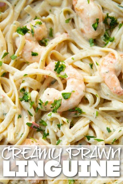 Prawn Tagliatelle Recipe, Sour Cream Pasta Sauce, Creamy Prawn Linguine, Creamy Garlic Prawn Pasta, Seafood Tagliatelle, Creamy Prawn Pasta, Prawn Pasta Recipe, Sour Cream Pasta, Garlic Prawn Pasta