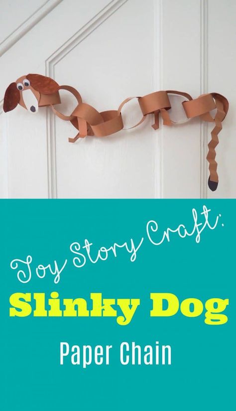 Disney Vacation Countdown, Disney Crafts For Kids, Toy Story Crafts, Disney Craft, Slinky Dog, Toy Story Baby, Disney Countdown, Toy Story Theme, Paper Chain