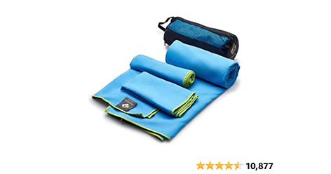 Amazon.com : OlimpiaFit Quick Dry Towel - 3 Size Pack of Lightweight Microfiber Travel Towels w/Bag - Fast Drying Towel Set for Camping, Beach, Gym, Backpacking, Sports, Yoga & Swim Use﻿ : Sports & Outdoors Campervan Accessories, Womens Gym Bag, Best Gym Workout, Microfiber Bath Towels, Beach Gym, Camping Towel, Best Travel Accessories, Camping Beach, Gym Towel