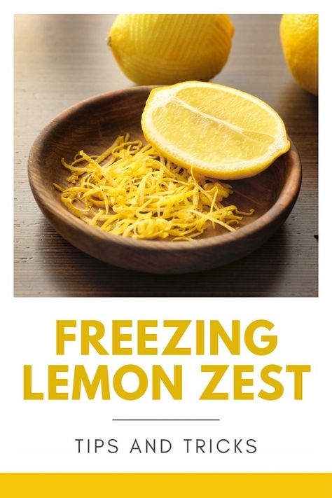 Discover the secret to preserving the vibrant flavor of lemon zest with freezing. Learn how to freeze lemon zest in a simple step-by-step guide, including pre-freezing and storage in a freezer bag. Find out when to freeze, how to store in a freezing bag, and defrost it for optimal use. Say goodbye to wasted zest and hello to long-lasting citrus goodness! Freeze Lemon Zest, Freezing Lemon Zest, Can You Freeze Lemons, Freezing Lemons, Freezing Fruit, Lemon Skin, Storing Fruit, Frozen Lemon, Root Veggies