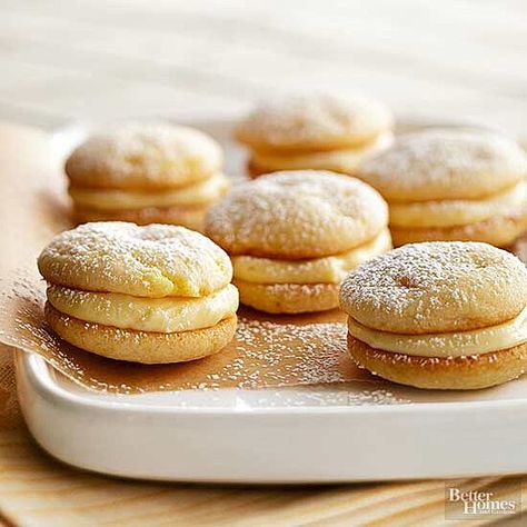 Little Lemon Snow Bites Lemon Snow, Fruit Galette, Fruit Cookie, Pizza Cookie, Recipe Oatmeal, Passion Fruit Curd, Cookie Sandwich Recipes, Fruit Sugar, Holiday Fruit